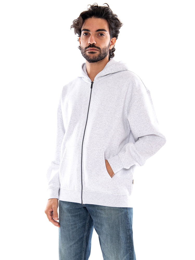 Only & Sons ONSCERES OVZ Zip Hoodie Sweat NOOS Super Light Grey Melange - Felpa Uomo con Cappuccio e Zip Grigio Chiaro Mélange 22038675 5026121 ONLY & SONS 