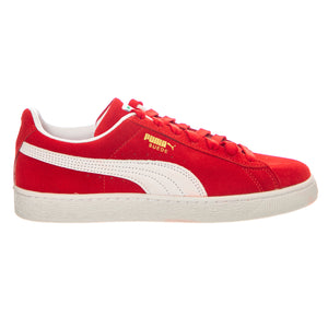 SUEDE CLASSIC WHITE - Scarpe Stringate Uomo Rosse 399781 02 PUMA 