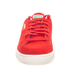 SUEDE CLASSIC WHITE - Scarpe Stringate Uomo Rosse 399781 02 PUMA 