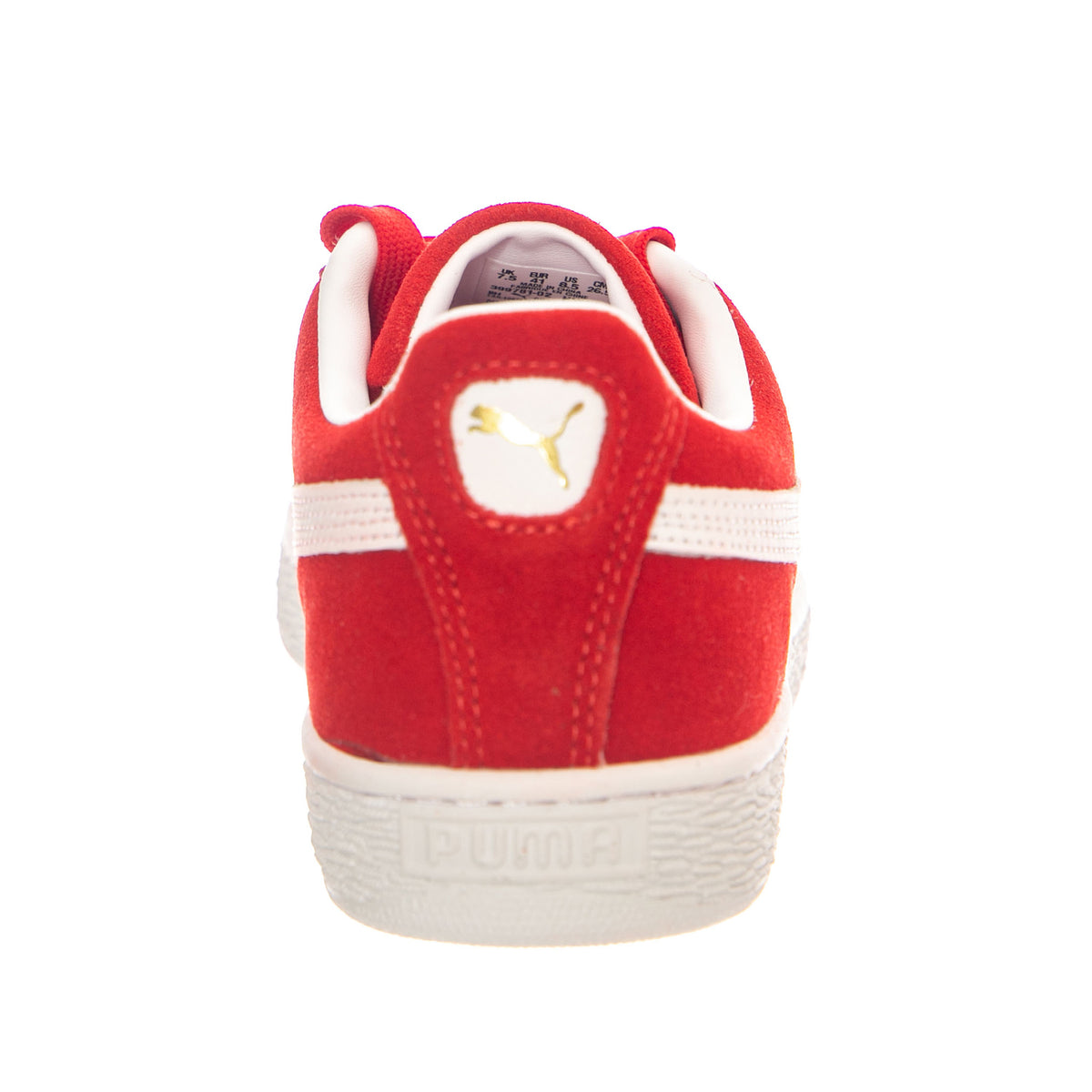 SUEDE CLASSIC WHITE - Scarpe Stringate Uomo Rosse 399781 02 PUMA 