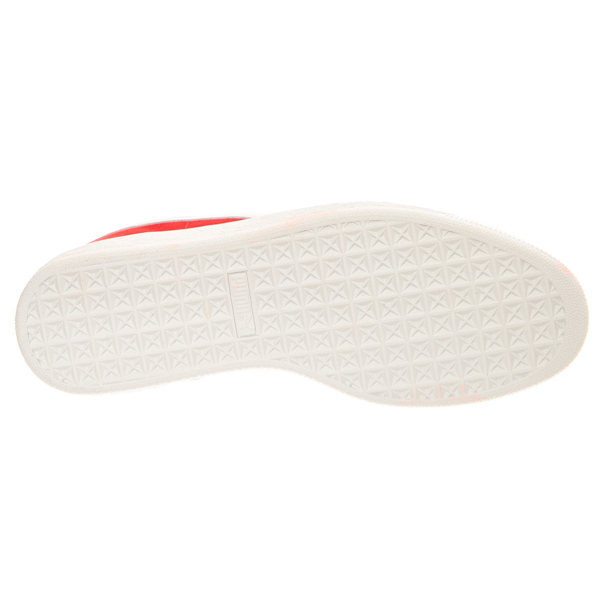SUEDE CLASSIC WHITE - Scarpe Stringate Uomo Rosse 399781 02 PUMA 