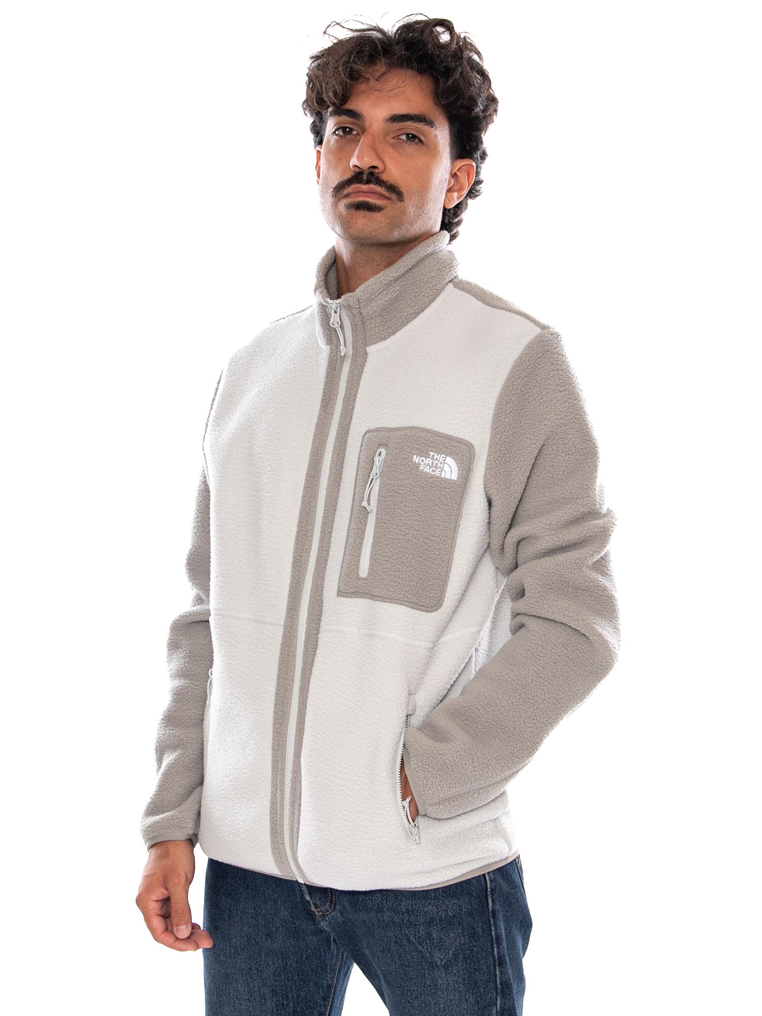 THE NORTH FACE M YUMIORI FULL ZIP CUMULUS CLOUD - Felpa con Zip Uomo Multicolor NF0A883R P481 THE NORTH FACE 