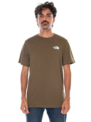 THE NORTH FACE M EVO BOX NSE REG SS T CARAWAY SEE - Maglietta Girocollo Uomo Verde NF0A8B6K 2EK1 THE NORTH FACE 