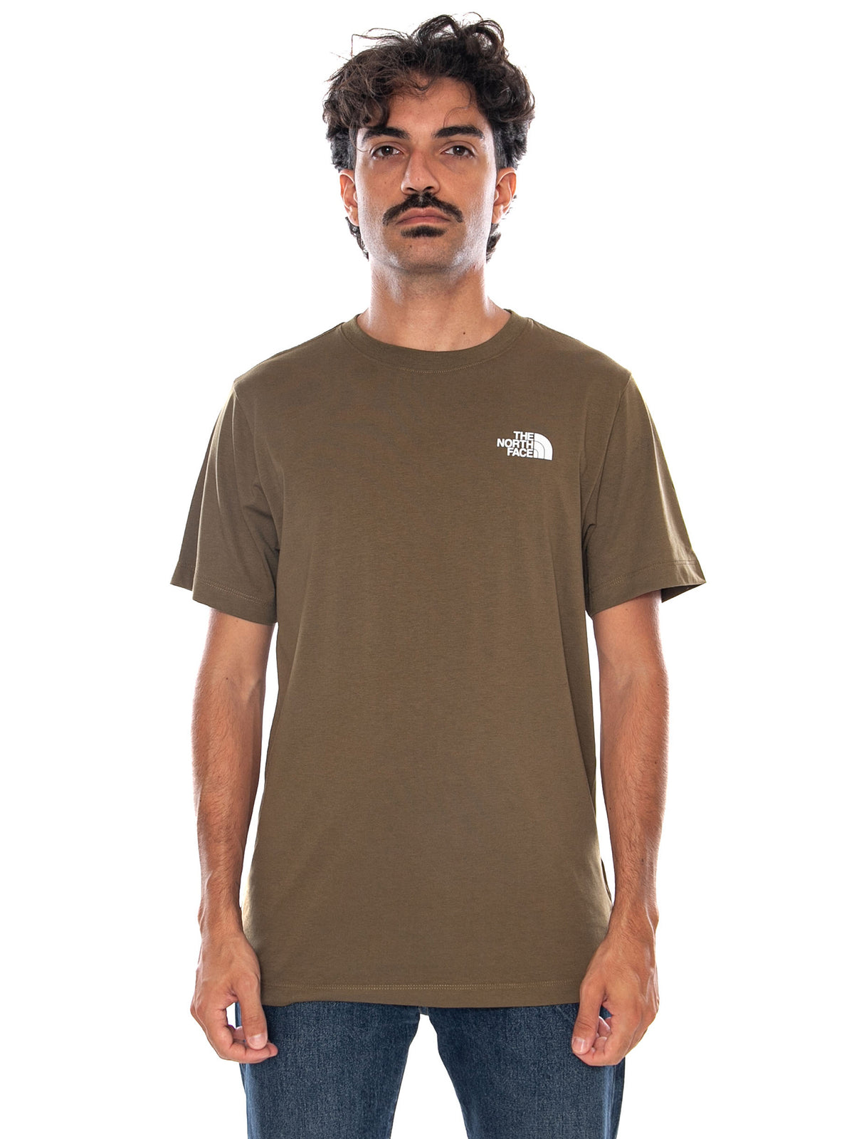 THE NORTH FACE M EVO BOX NSE REG SS T CARAWAY SEE - Maglietta Girocollo Uomo Verde NF0A8B6K 2EK1 THE NORTH FACE 
