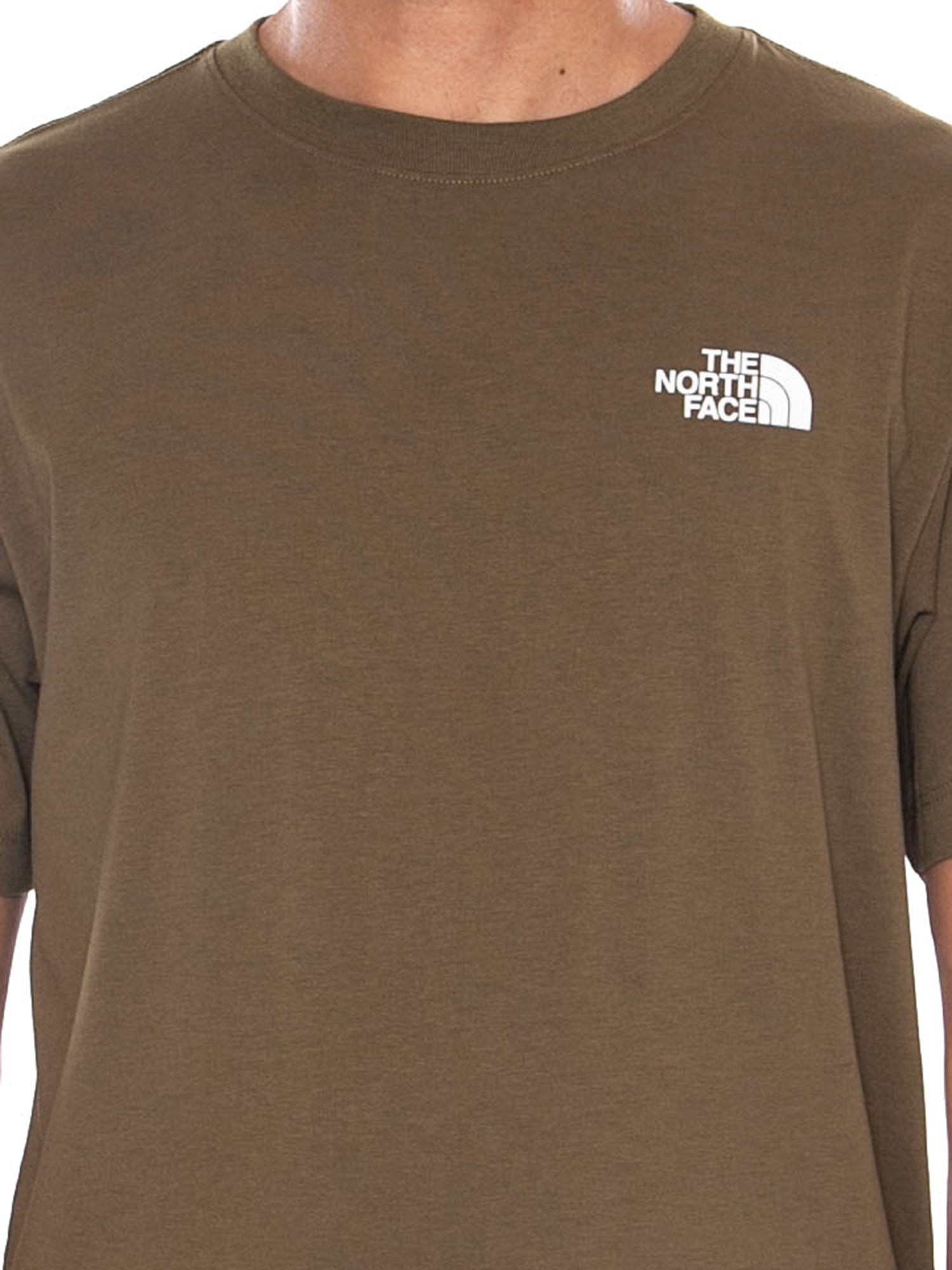 THE NORTH FACE M EVO BOX NSE REG SS T CARAWAY SEE - Maglietta Girocollo Uomo Verde NF0A8B6K 2EK1 THE NORTH FACE 