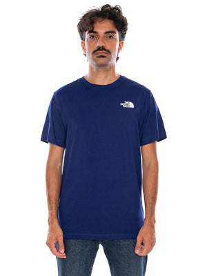 THE NORTH FACE M EVO BOX NSE REG SS T BOLD BLUE / SMALL STONE - Maglietta Girocollo Uomo Blu NF0A8B6K NLV1 THE NORTH FACE 