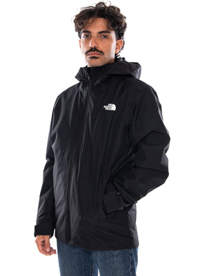 THE NORTH FACE M QUEST TRICLIMATE TNF BLACK - Giacca con Cappuccio e Zip Uomo Nera NF0A8G0S JK31 THE NORTH FACE 