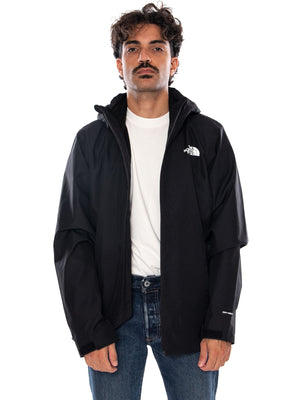 THE NORTH FACE M QUEST TRICLIMATE TNF BLACK - Giacca con Cappuccio e Zip Uomo Nera NF0A8G0S JK31 THE NORTH FACE 