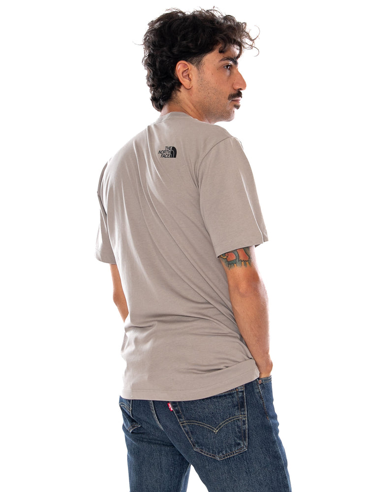THE NORTH FACE M EVO BOX HD RG SS T PACIFIC TEAL / SMALL STONE SLAB - Maglietta Girocollo Uomo Grigia NF0A8G9C 2MB1 THE NORTH FACE 