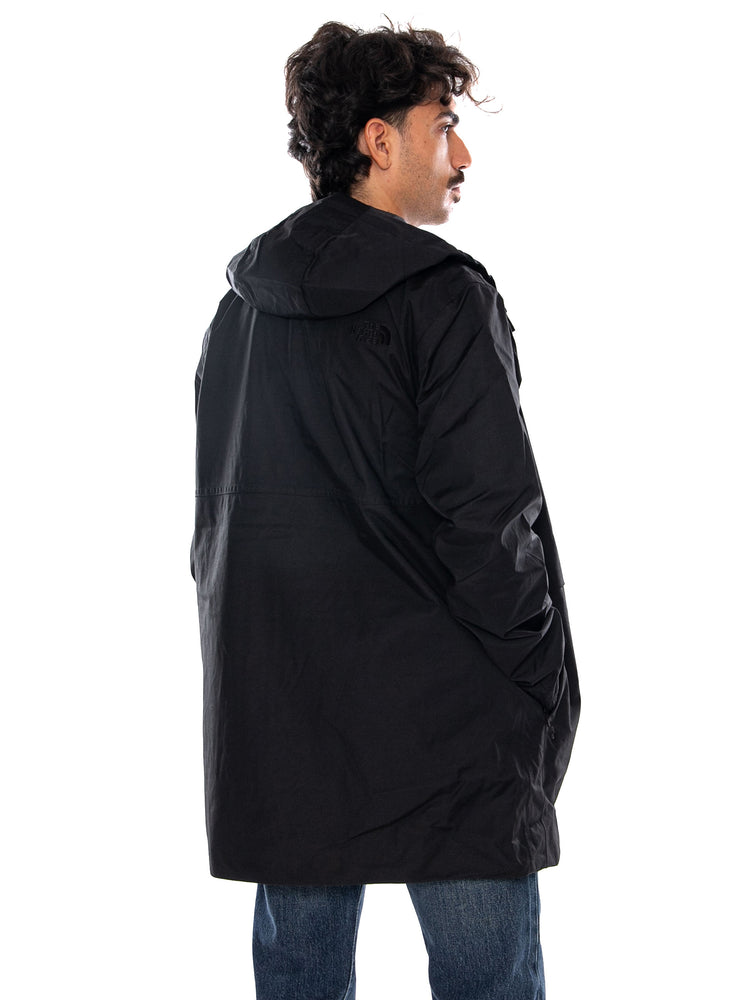 THE NORTH FACE M DRYVENT FIELD PARKA TNF BLACK - Giacca / Parka con Cappuccio e Zip Uomo Nera NF0A8H0Q JK31 THE NORTH FACE 