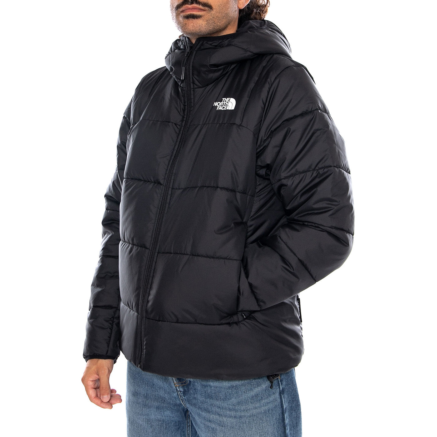M NSE HOODED MASK JKT TNF BLACK - Giacca Piumino con Cappuccio Uomo Nera NF0A8J6C JK31 THE NORTH FACE 