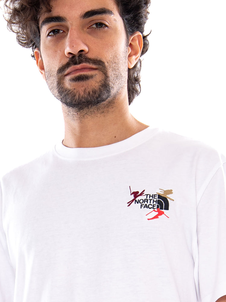 U Off Piste Embro Rlx White - Maglietta Girocollo Uomo Bianca NF0A8JA5 FN41 THE NORTH FACE 
