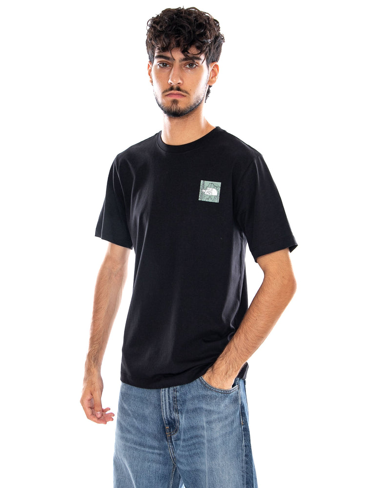 M MONTE REG SS TEE TNF BLACK - Maglietta Girocollo Uomo Nera NF0A8JAV JK31 THE NORTH FACE 