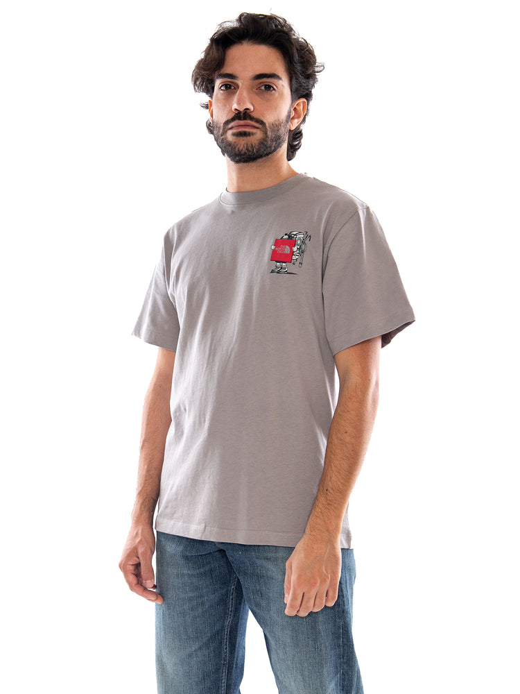 The North Face U Gear Up Get Out RLX Stone Slab - Maglietta Girocollo Uomo Grigia NF0A8JB4 2MB1 THE NORTH FACE 