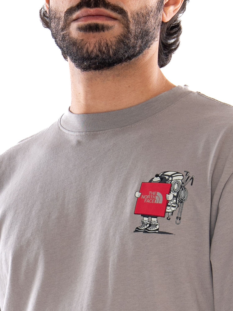 The North Face U Gear Up Get Out RLX Stone Slab - Maglietta Girocollo Uomo Grigia NF0A8JB4 2MB1 THE NORTH FACE 