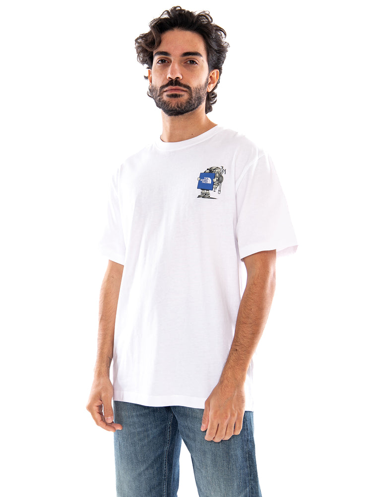 The North Face Gear Up Get Out Relaxed NF0A8JB4FN41 - Maglietta Uomo Bianca NF0A8JB4 FN41 THE NORTH FACE 