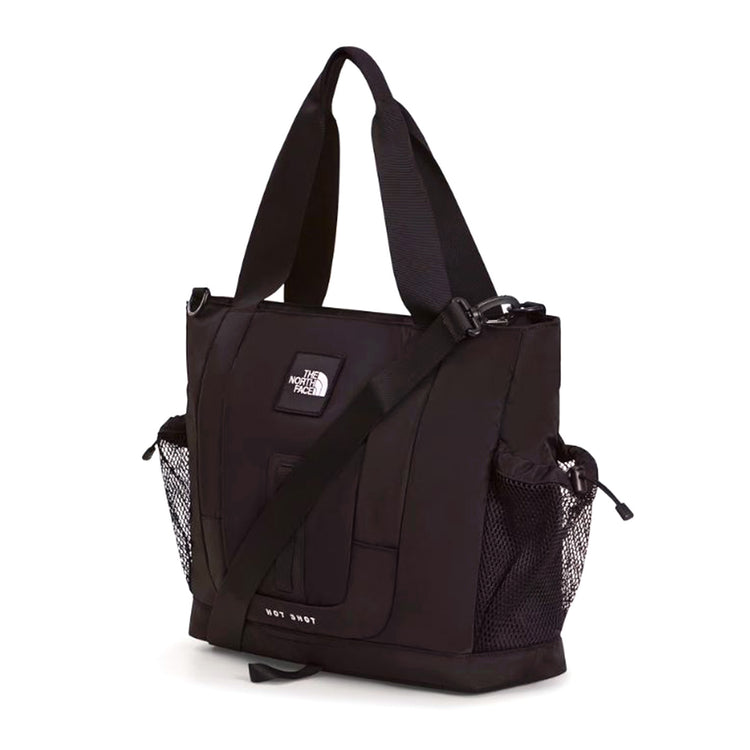 HOT SHOT TOTE STONE TNF BLACK - Borsa Tote Nera NF0A8JCF JK31 THE NORTH FACE 