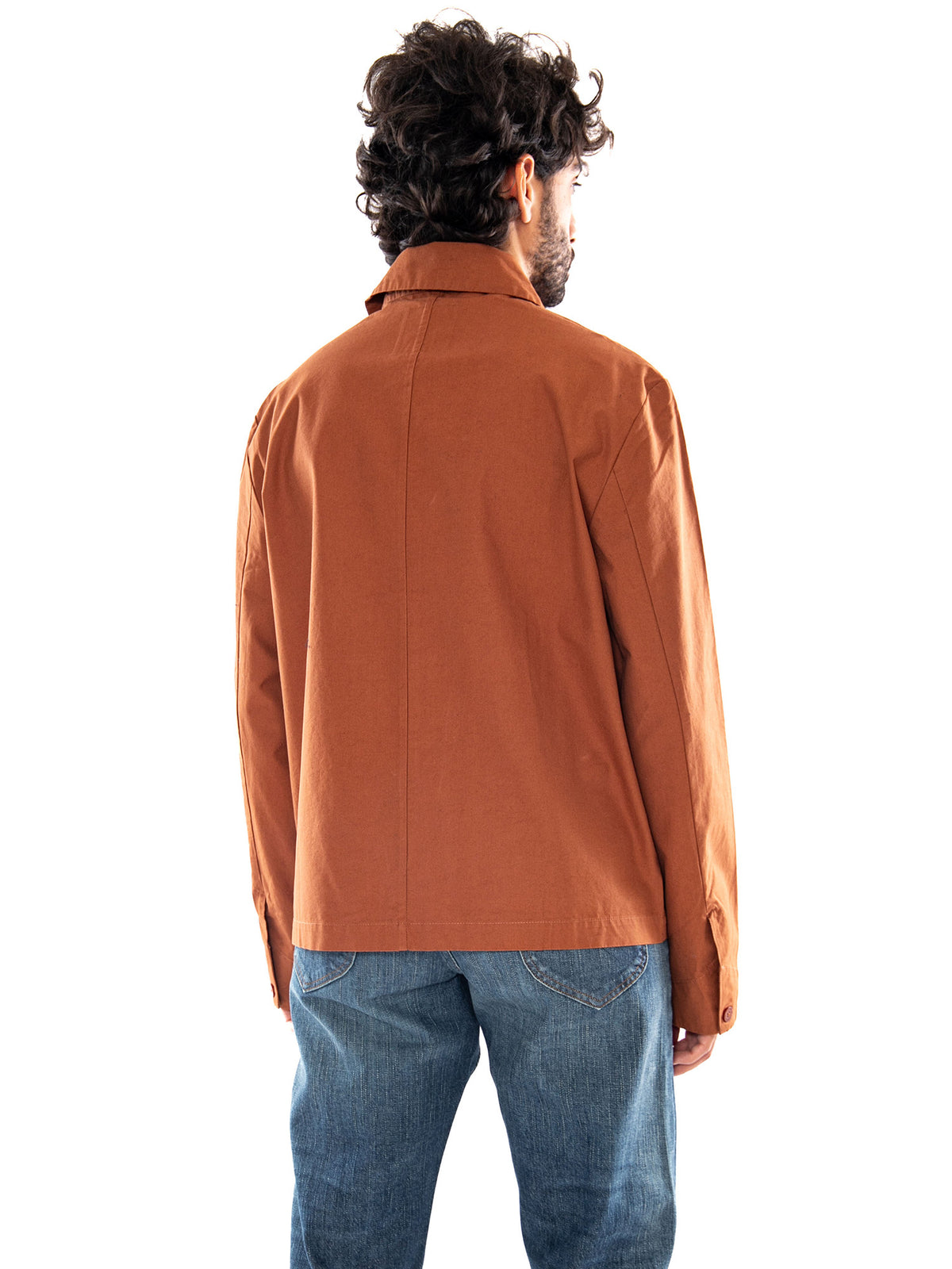 Thinking MU Daniel Tierra - Camicia Uomo Marrone<BR/><BR/> MSH00269 TRA THINKING MU 