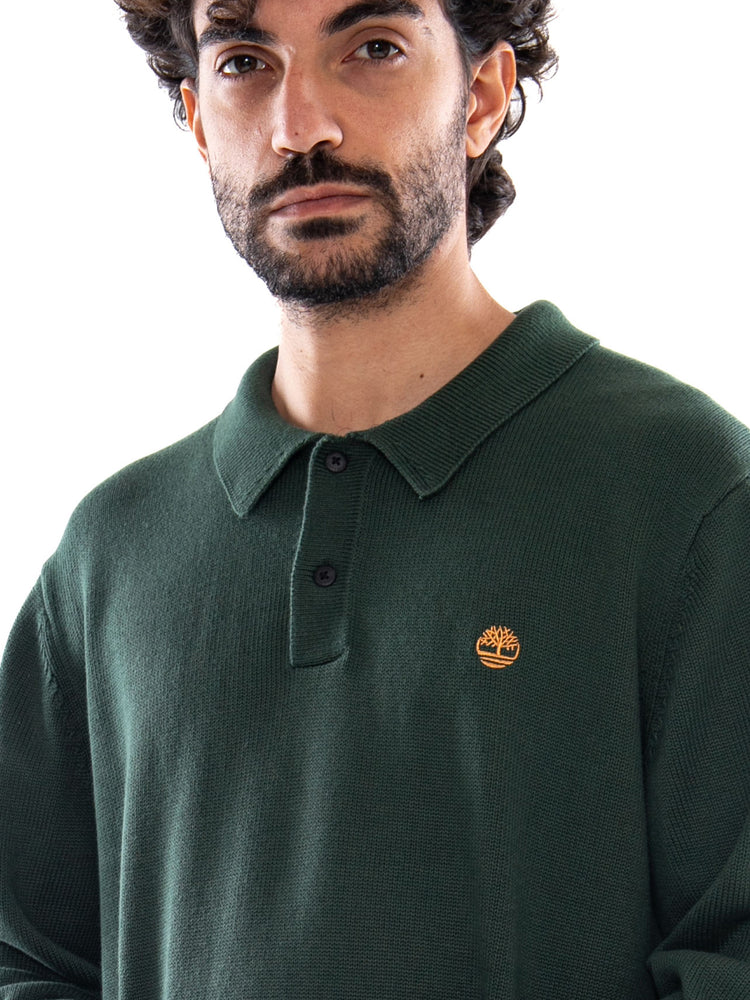 Timberland Williams River Polo Sweater Sycamore - Maglione Uomo Verde TBC0YHD5 3981 TIMBERLAND 