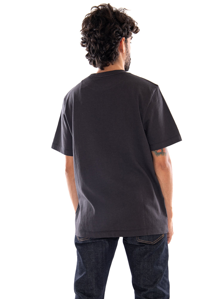 Timberland Leather Badge HW SS Tee Vintage Black - T-Shirt Uomo Nera<BR/><BR/> TBC0YHDE CN11 TIMBERLAND 
