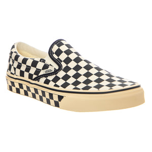 CLASSIC SLIP-ON CHBD BLACK / MARSHMALLOW - Scarpe Slip-On Uomo Nere VN000DAH 1KP1 VANS 