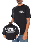 KNU PATCH SS TEE BLACK - T-shirt Ras du Cou Homme Noir VANS