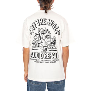 REFURBED SS TEE MARSHMALLOW - Maglietta Girocollo Uomo Bianca VN000X26 FS81 VANS 