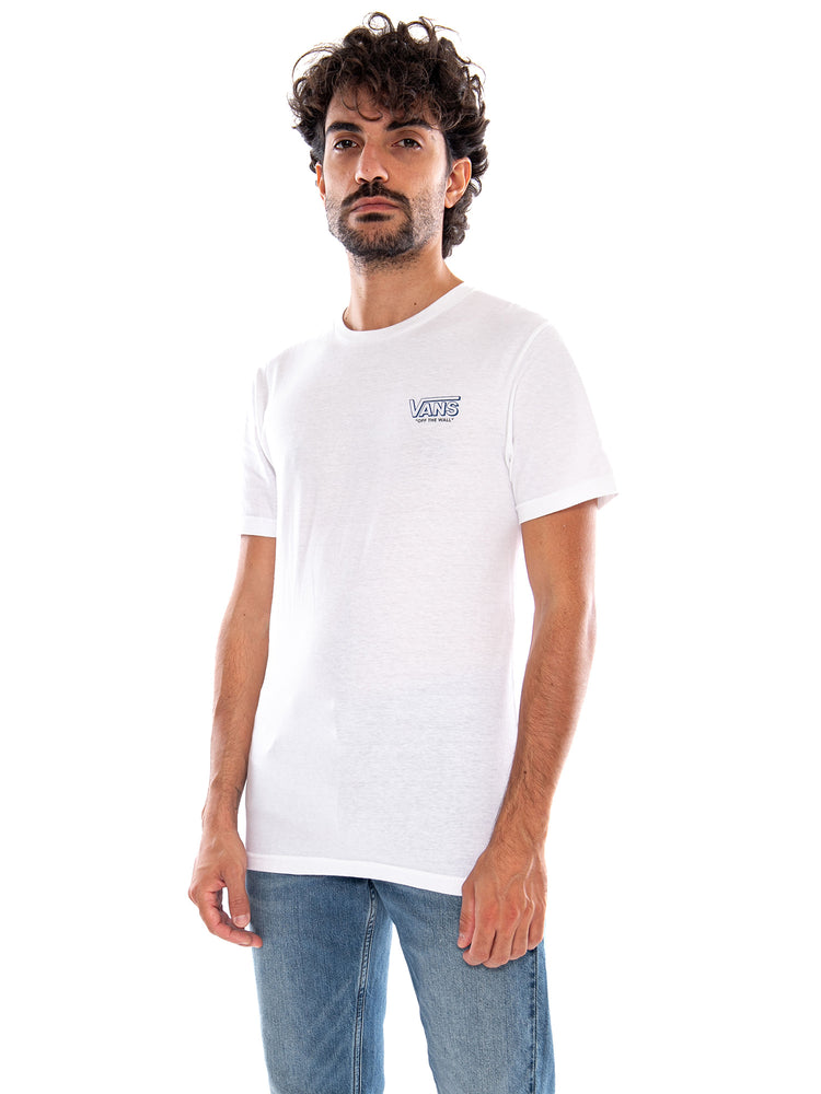 Since 66 SS Tee White - Maglietta Girocollo Uomo Bianca VN000XSZ WHT1 VANS 