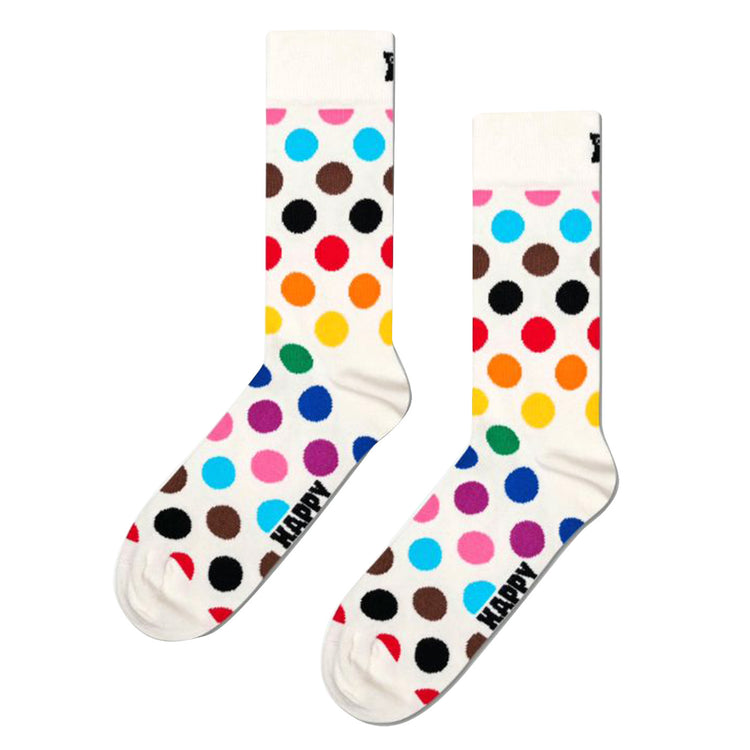Pride Dot Sock White - Calzini Multicolore P000552-WHITE . HAPPY SOCKS 