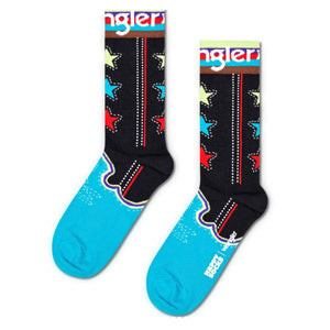 Wrangler The Bronc Sock Black - Calzini Multicolore P002252-BLACK . HAPPY SOCKS 