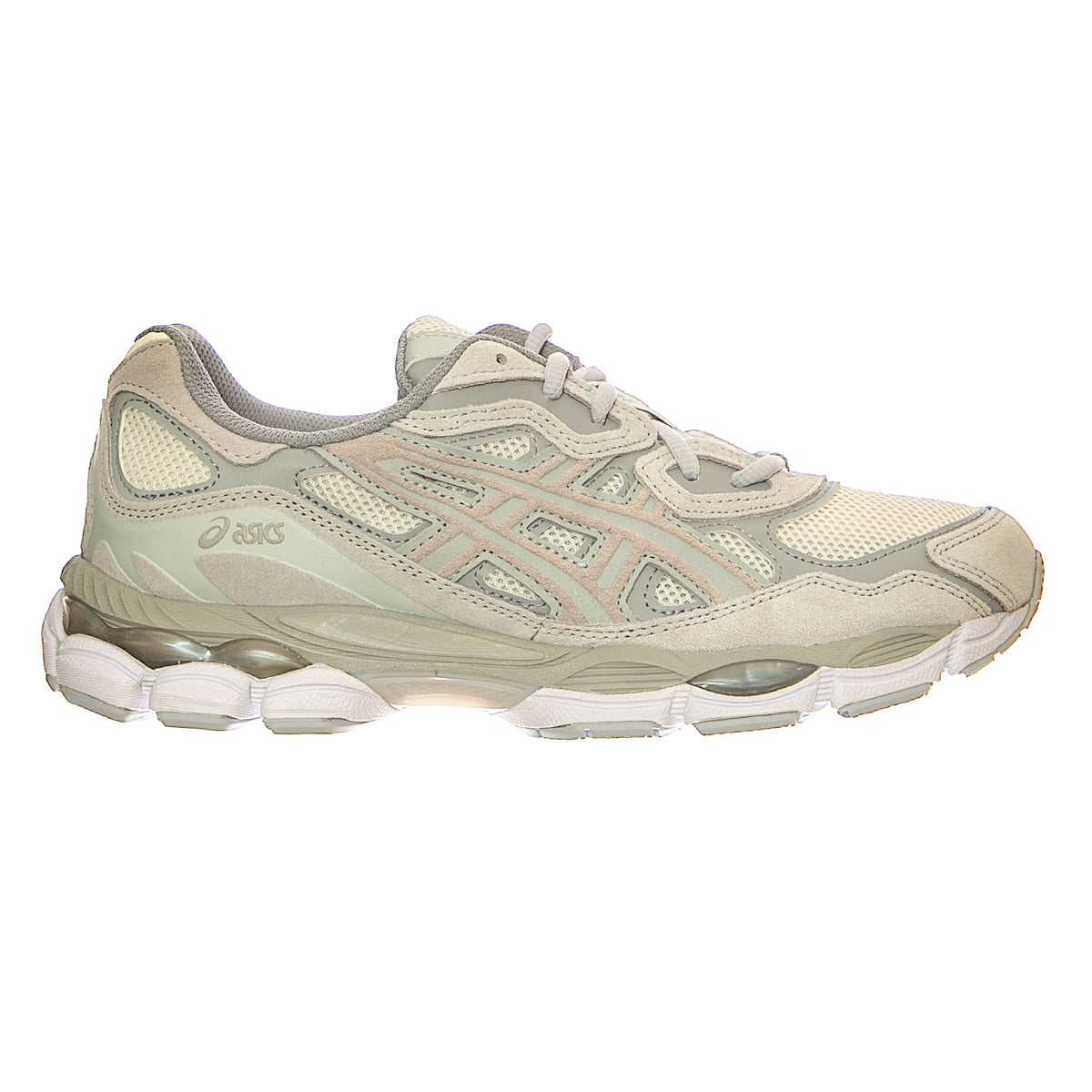 GEL-NYC - Gray - Scarpe Stringate Uomo Grigie 1203A663-101 CREAM/CLOUD GREY ASICS 