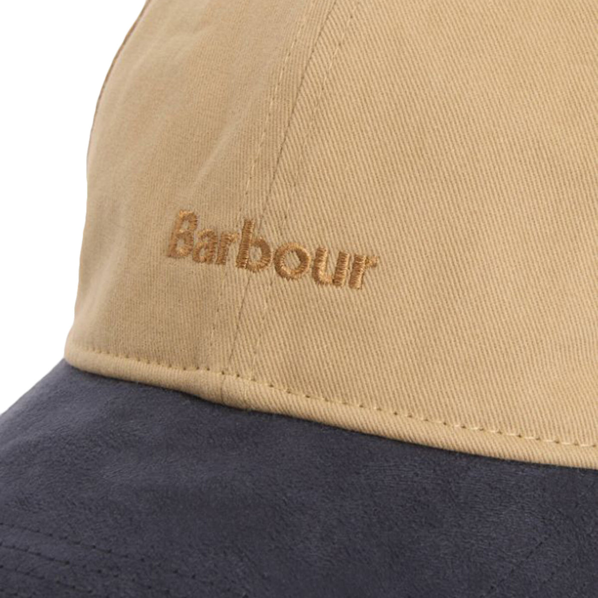 Langdale Cap Sandstone/Navy - Cappellino con Visiera Beige / Blu MHA0934 SN15 BARBOUR 