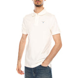 TARTAN PIQUE POLO WHISPER WHITE / CLASSIC - Polo Homme Blanc Homme BARBOUR