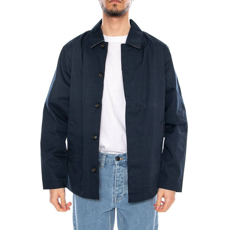 Short Roking Waterproof Jacket Navy - Giacca Uomo Blu Scuro<BR/> MWB1130 NY72 BARBOUR 