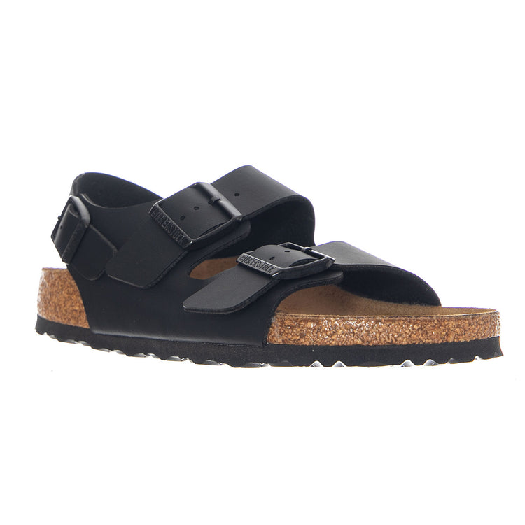 Milano Birko Flor Black Narrow Fit - Sandali Unisex Neri 034793 BLK BIRKENSTOCK 