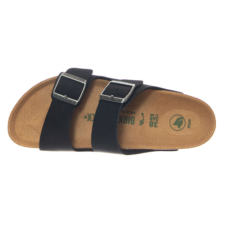 Arizona Vegan Birkibuc Narrow Fit Earthy Black - Sandali Uomo / Donna Neri 1019057 EBK BIRKENSTOCK 