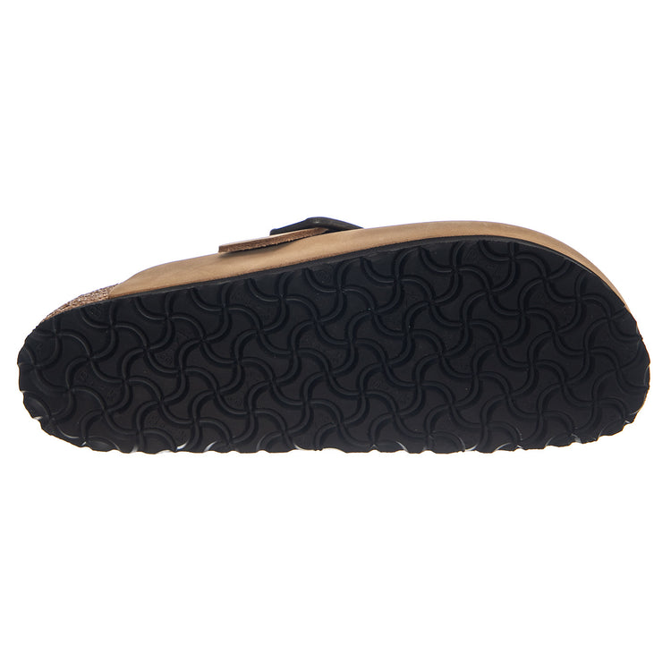 BOSTON WB NUBUCK LEATHER NARROW FIT SANDCASTLE - Sandali Unisex Beige 1031573 SDL BIRKENSTOCK 