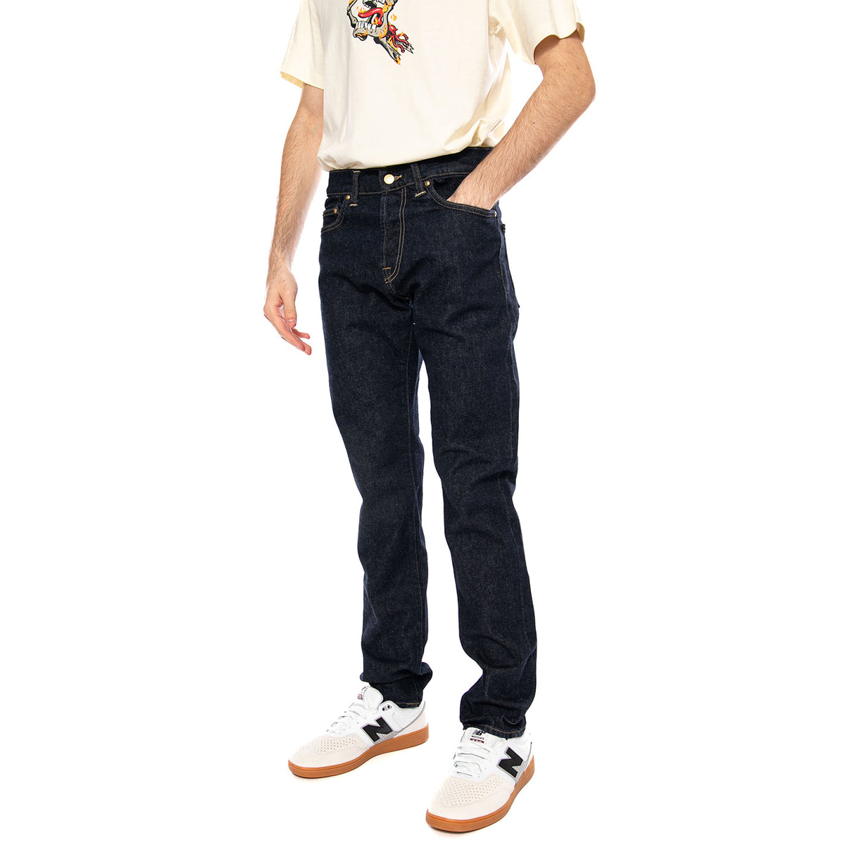 Klondike Pant Blue - Pantaloni Denim Jeans Uomo Blu I024898 0102 CARHARTT WIP 