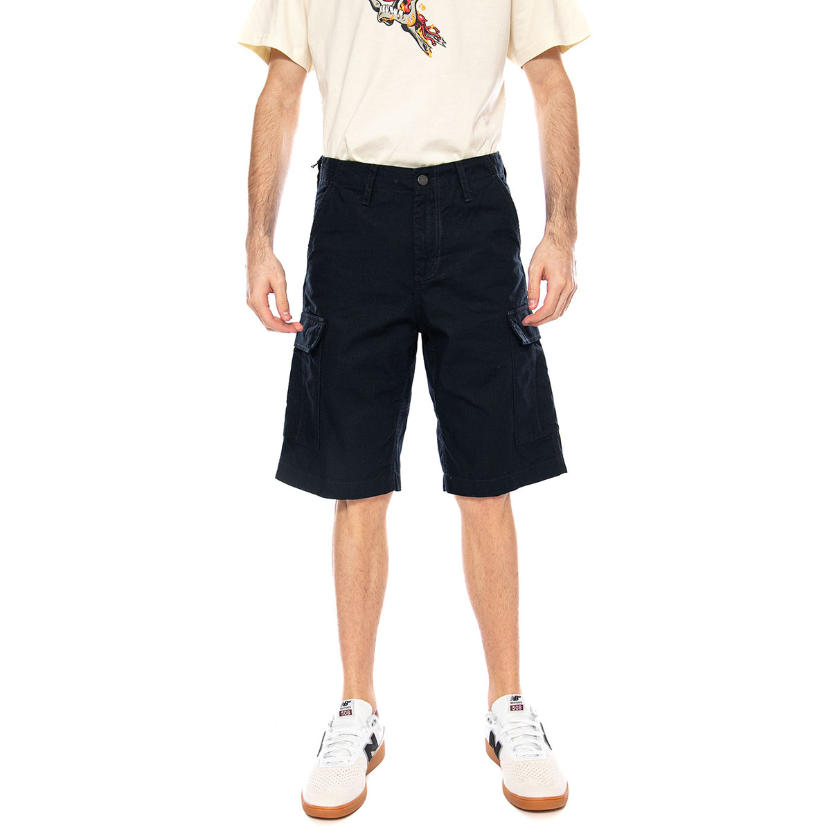 Regular Cargo Short Deep Night - Bermuda Uomo Neri I028246 J002 CARHARTT WIP 