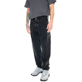 NEWEL PANT BLACK / STONE WASHED - Pantalon Denim Jeans Homme Noir Homme CARHARTT WIP