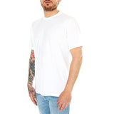 STANDARD CREW NECK T-SHIRT 2 PACK WHITE + WHITE - Men's White Crew Neck T-Shirt CARHARTT WIP