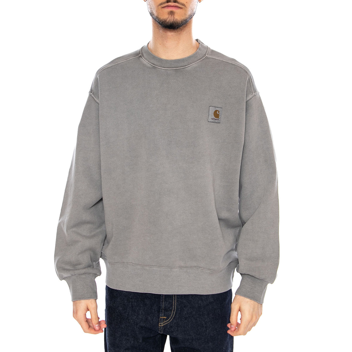 Nelson Sweat Yosemite - Felpa Girocollo Uomo Verde I029957 2LRGD CARHARTT WIP 