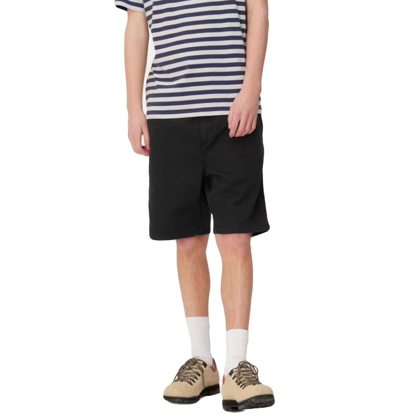 FLINT SHORT BLACK - Bermuda Uomo Neri I030480 89GD CARHARTT WIP 