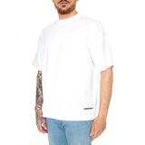 S/S LINK SCRIPT T-SHIRT WHITE / BLACK - T-Shirt Col Rond Homme Blanc - Homme CARHARTT WIP