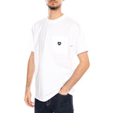 S/S Pocket Heart T-Shirt White / Black - Men's Crew Neck T-Shirt White Men's CARHARTT WIP
