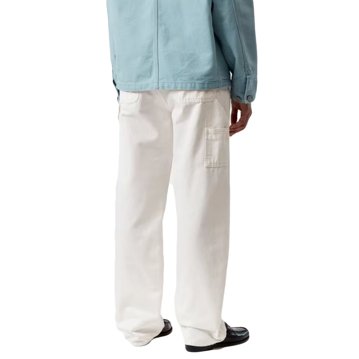 W' PIERCE PANT STRAIGHT WAX - Pantaloni Donna Bianchi I032966 D602 CARHARTT WIP 