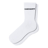 W' LINK SOCKS WHITE - Women's White Socks ACCESSORIES CARHARTT WIP