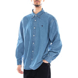 L/S Lucas Shirt - Camisa Hombre Azul Hombre CARHARTT WIP