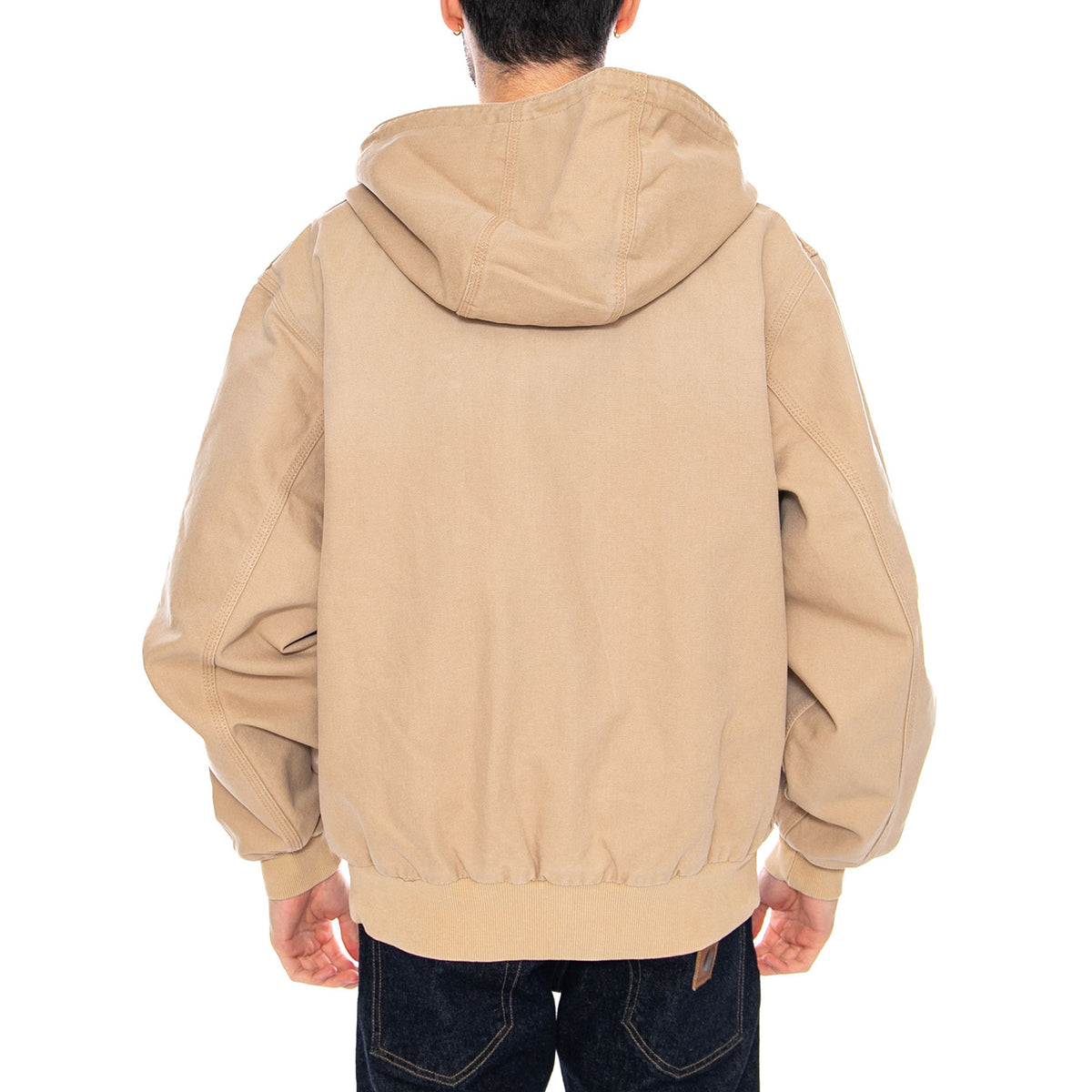OG Active Jacket Hemilton Brown - Giacca con Cappuccio e Zip Uomo Marrone I034820 07E4O CARHARTT WIP 