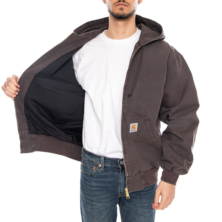 OG Active Jacket Shale - Giacca con Cappuccio Uomo Marrone I034820 3IS4O CARHARTT WIP 